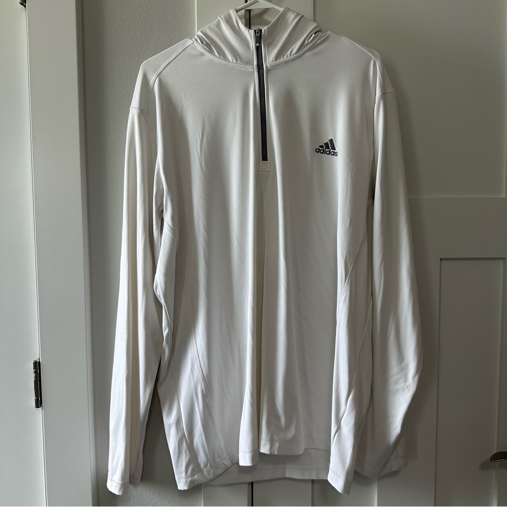 S O L D | Men’s Adidas Primegreen 1/4 Zip Pullover Hoodie